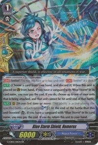 Image for Blue Storm Shield, Homerus (G-CB02: Commander of the Incessant Waves) (G-CB02/011EN) - Cardfight Vanguard