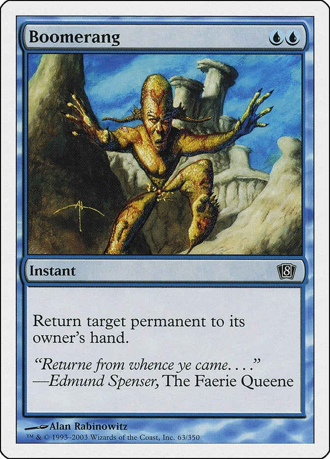 Image for Boomerang (8th Edition) (63) - Magic: The Gathering