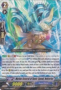 Image for Marine General of Sonic Speed, Nektarios (G-CB02: Commander of the Incessant Waves) (G-CB02/016EN) - Cardfight Vanguard