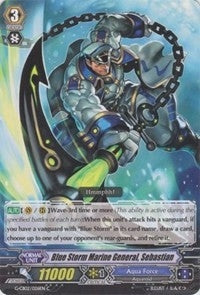 Image for Blue Storm Marine General, Sebastian (G-CB02: Commander of the Incessant Waves) (G-CB02/026EN) - Cardfight Vanguard
