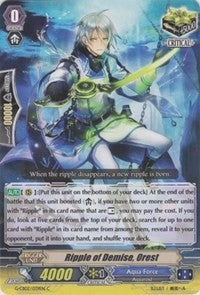Image for Ripple of Demise, Orest (G-CB02: Commander of the Incessant Waves) (G-CB02/039EN) - Cardfight Vanguard