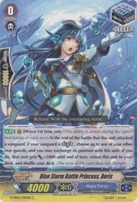 Image for Blue Storm Battle Princess, Doris (G-CB02: Commander of the Incessant Waves) (G-CB02/040EN) - Cardfight Vanguard