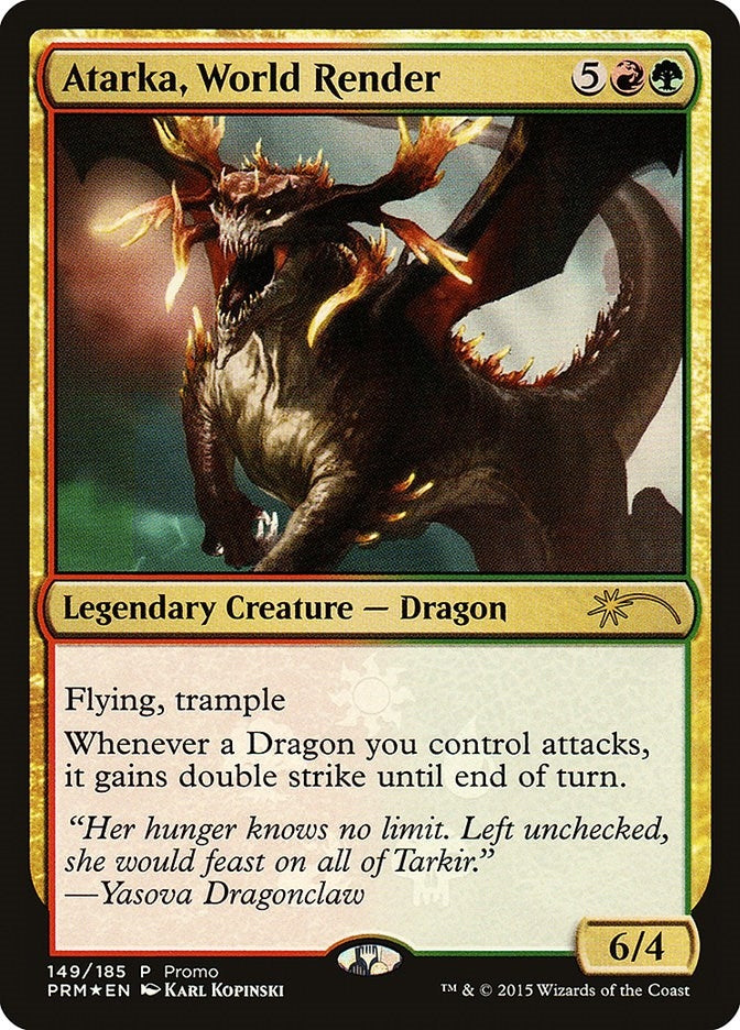 Image for Atarka, World Render (Unique and Miscellaneous Promos) (149) - Magic: The Gathering
