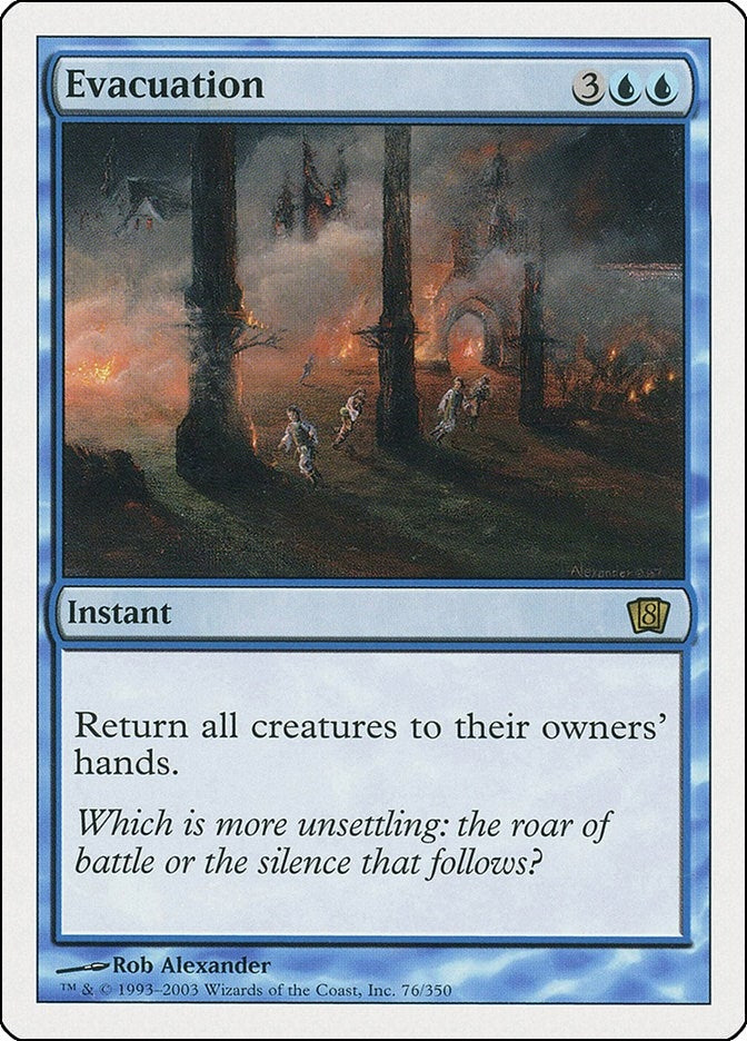 Image for Evacuation (8th Edition) (76) - Magic: The Gathering