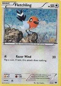 Image for Fletchling (McDonald's Promos 2014) (011/012) - Pokemon