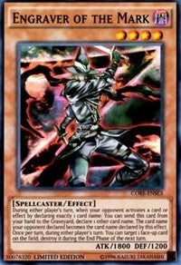 Image for Engraver of the Mark (Clash of Rebellions) (CORE-ENSE3) - YuGiOh
