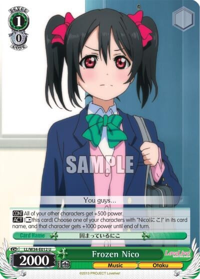 Image for Frozen Nico (Love Live! Vol. 2) (LL/W34-E012 U) - Weiss Schwarz