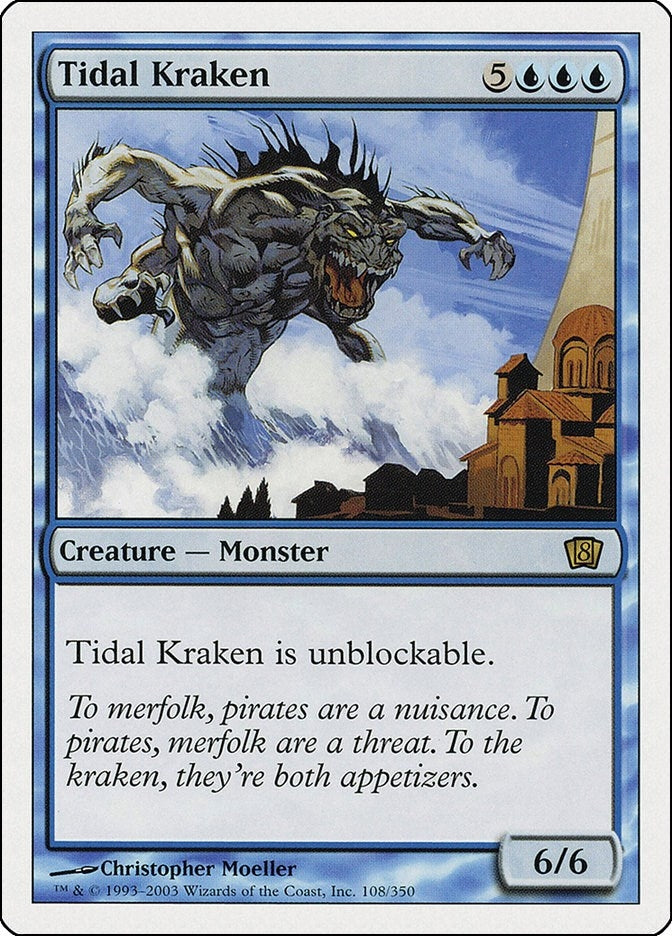 Image for Tidal Kraken (8th Edition) (108) - Magic: The Gathering