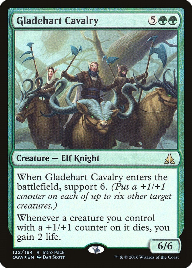 Image for Gladehart Cavalry (Unique and Miscellaneous Promos) (132) - Magic: The Gathering