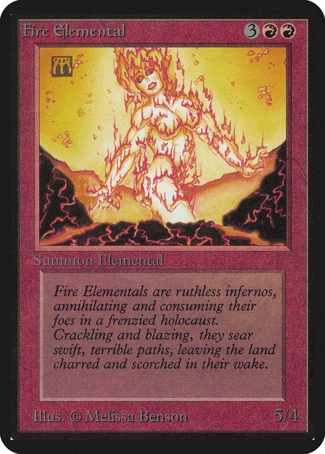 Image for Fire Elemental (Alpha Edition) - Magic: The Gathering