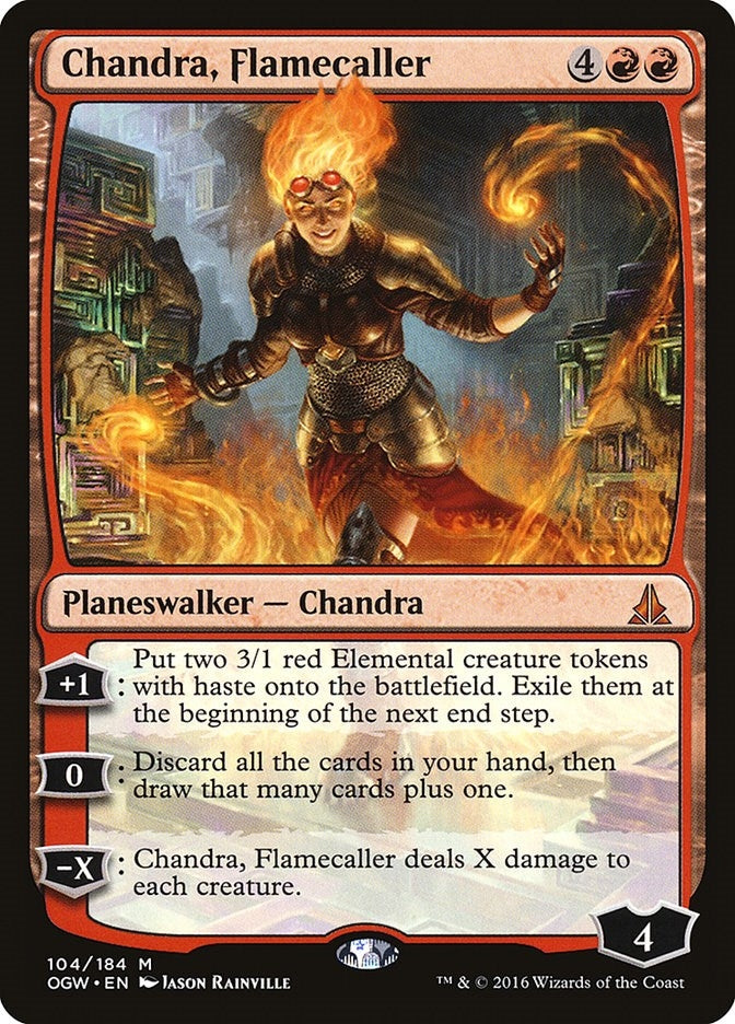 Image for Chandra, Flamecaller (Oath of the Gatewatch) (104) - Magic: The Gathering