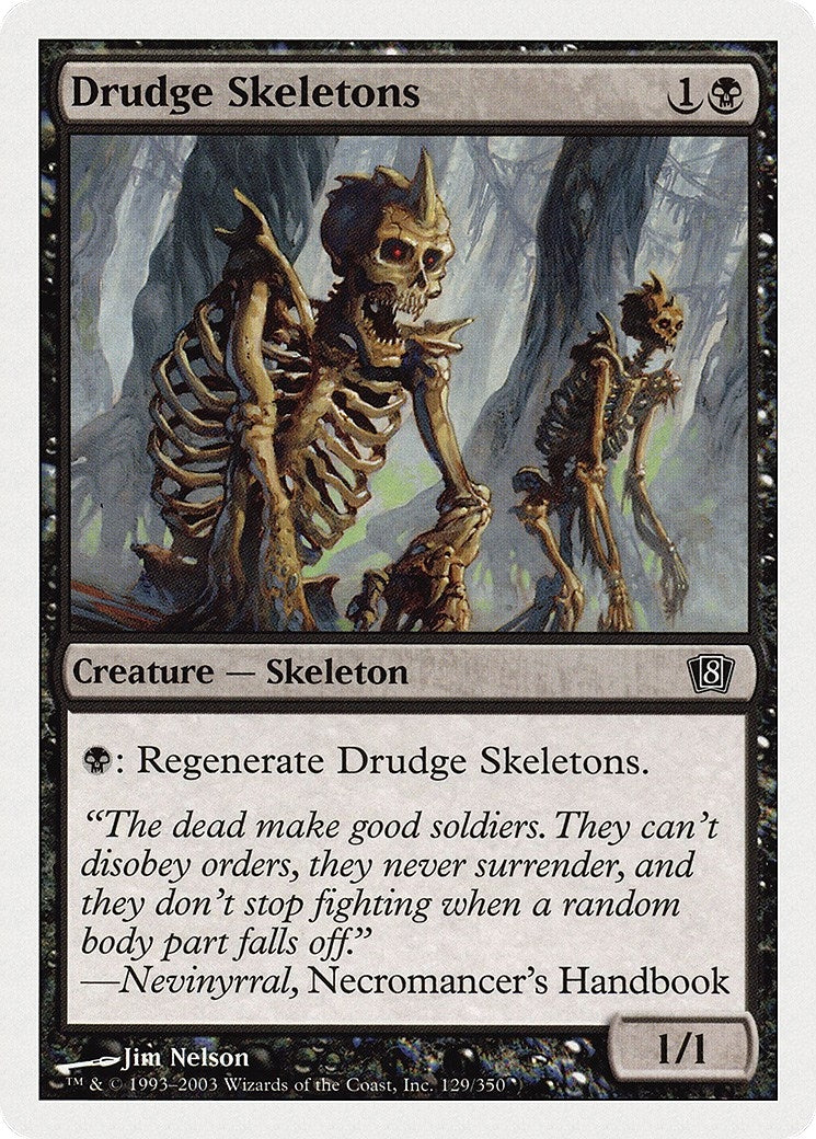 Image for Drudge Skeletons (8th Edition) (129) - Magic: The Gathering