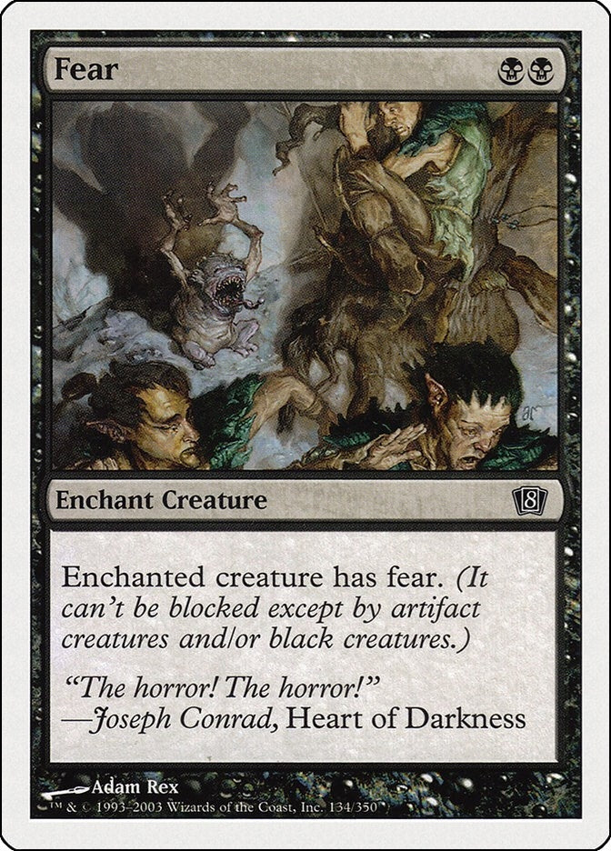 Image for Fear (8th Edition) (134) - Magic: The Gathering