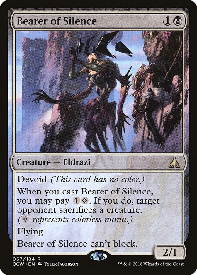 Image for Bearer of Silence (Oath of the Gatewatch) (67) - Magic: The Gathering