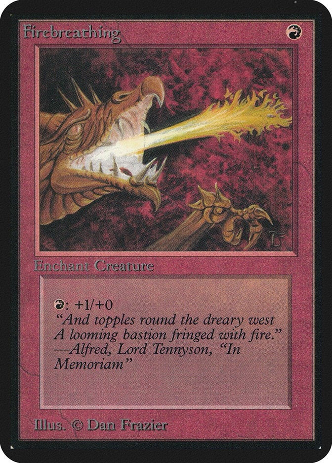 Image for Firebreathing (Alpha Edition) - Magic: The Gathering