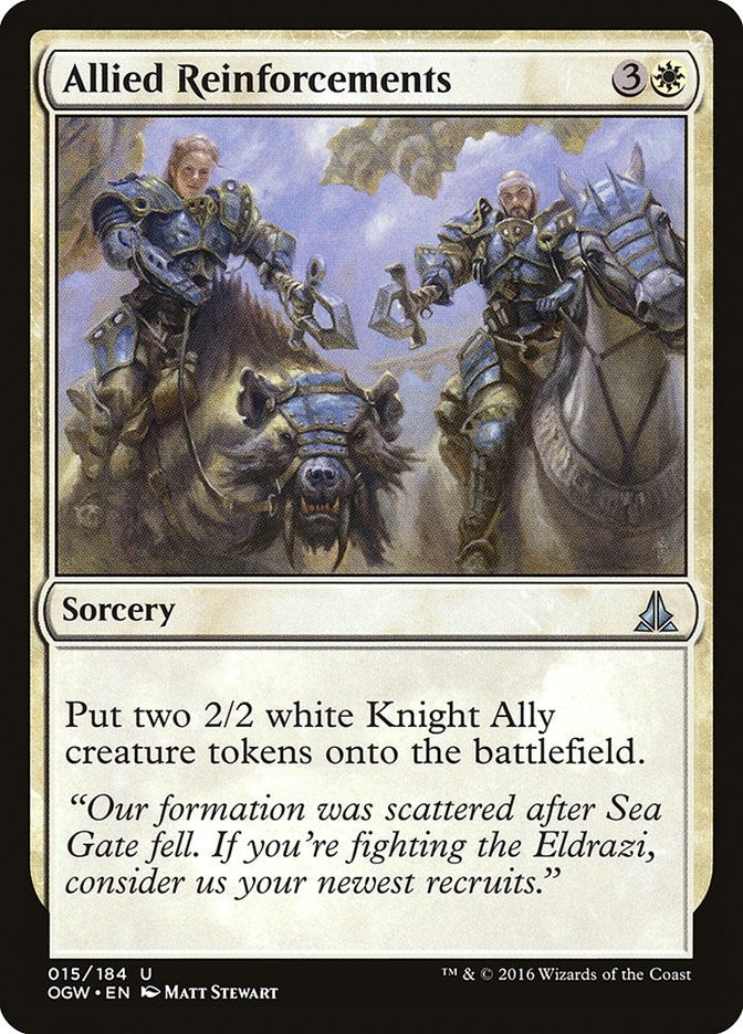 Image for Allied Reinforcements (Oath of the Gatewatch) (15) - Magic: The Gathering
