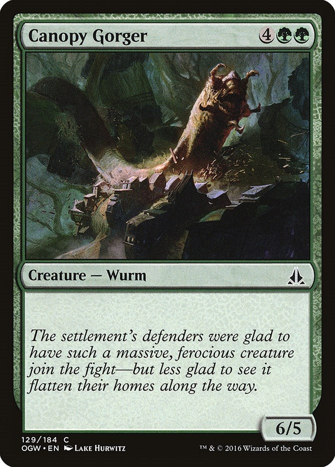 Image for Canopy Gorger (Oath of the Gatewatch) (129) - Magic: The Gathering