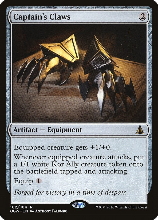 Image for Captain's Claws (Oath of the Gatewatch) (162) - Magic: The Gathering