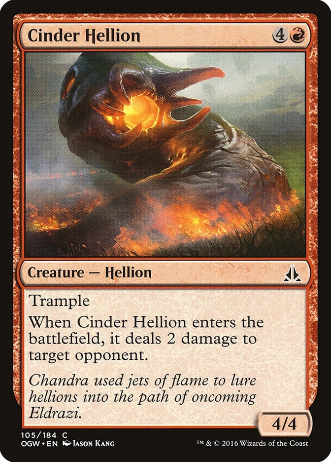 Image for Cinder Hellion (Oath of the Gatewatch) (105) - Magic: The Gathering