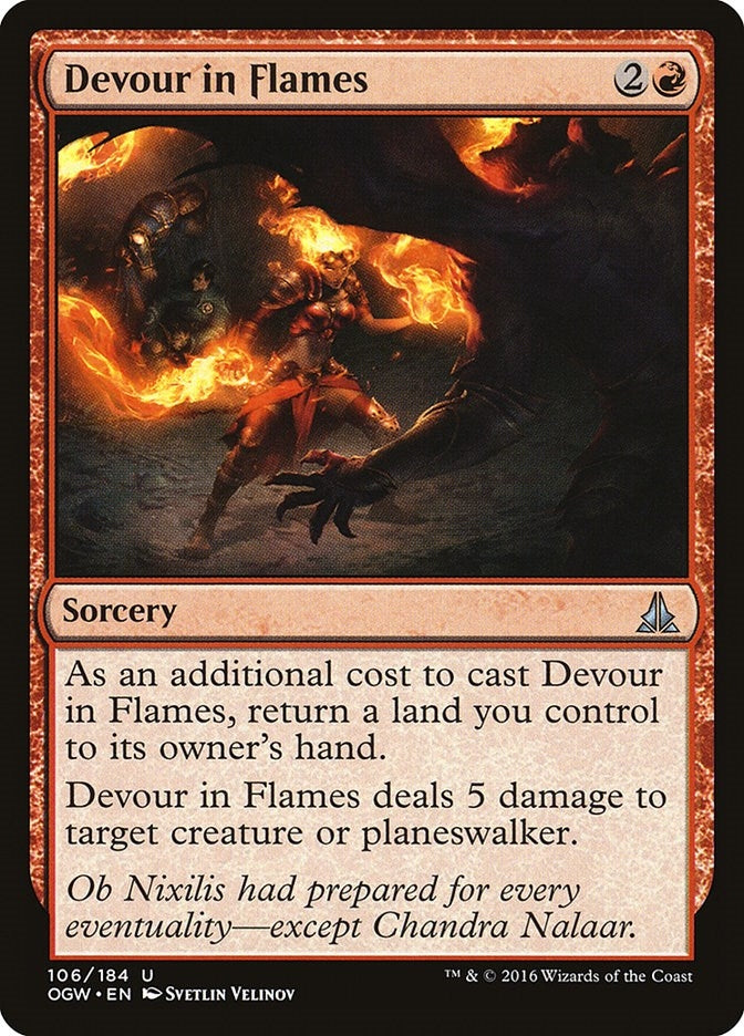 Image for Devour in Flames (Oath of the Gatewatch) (106) - Magic: The Gathering