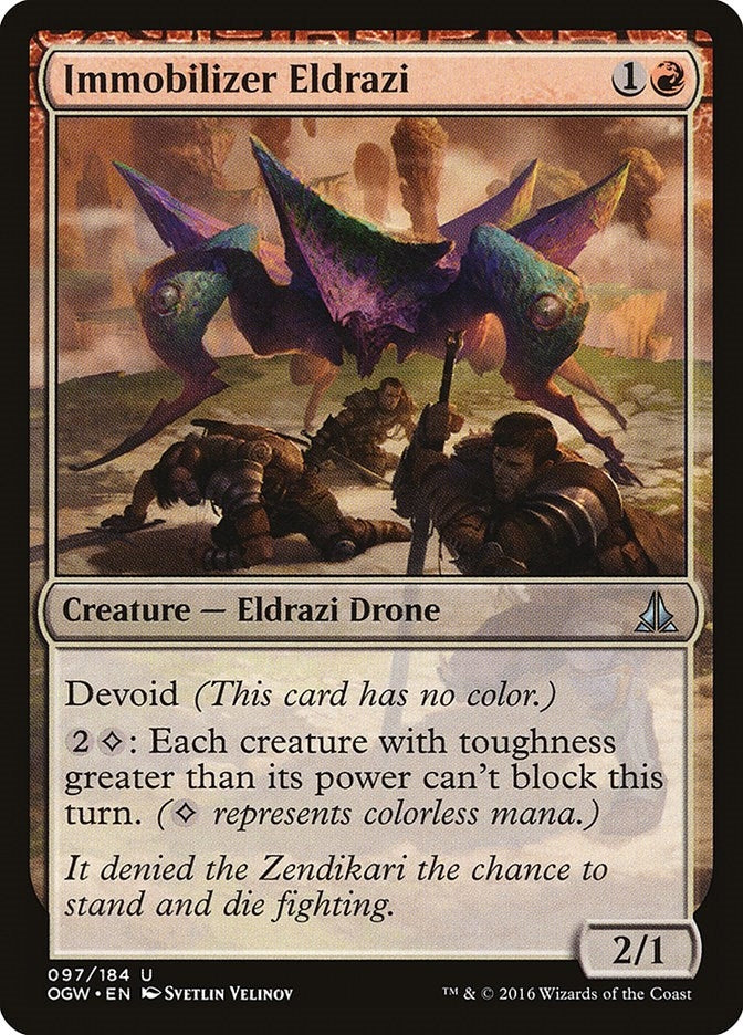 Image for Immobilizer Eldrazi (Oath of the Gatewatch) (97) - Magic: The Gathering