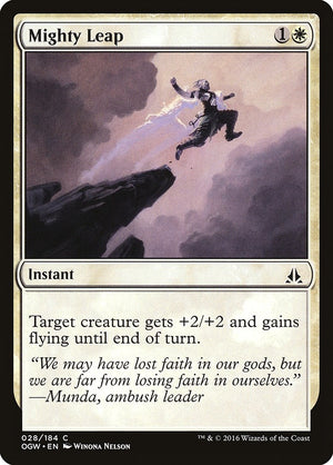 Image for Mighty Leap (Oath of the Gatewatch) (28) - Magic: The Gathering