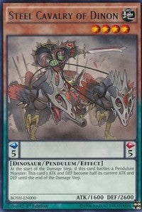 Image for Steel Cavalry of Dinon (Breakers of Shadow) (BOSH-EN000) - YuGiOh