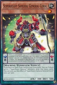 Image for Superheavy Samurai General Coral (Breakers of Shadow) (BOSH-EN011) - YuGiOh