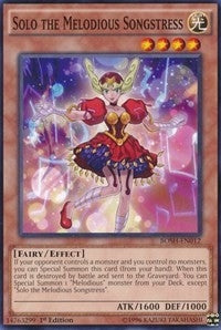 Image for Solo the Melodious Songstress (Breakers of Shadow) (BOSH-EN012) - YuGiOh