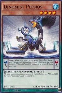 Image for Dinomist Plesios (Breakers of Shadow) (BOSH-EN025) - YuGiOh