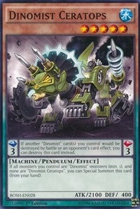 Image for Dinomist Ceratops (Breakers of Shadow) (BOSH-EN028) - YuGiOh