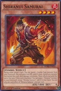 Image for Shiranui Samurai (Breakers of Shadow) (BOSH-EN034) - YuGiOh