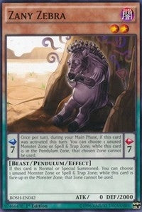Image for Zany Zebra (Breakers of Shadow) (BOSH-EN042) - YuGiOh