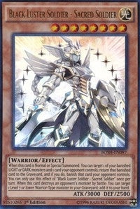 Image for Black Luster Soldier - Sacred Soldier (Breakers of Shadow) (BOSH-EN097) - YuGiOh