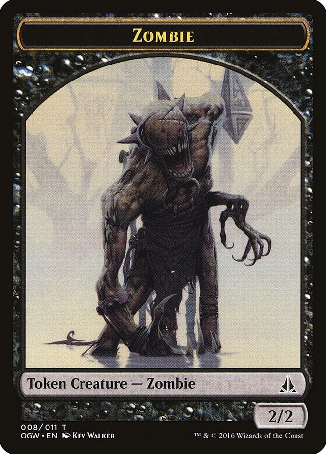 Image for Zombie Token (Oath of the Gatewatch) (8) - Magic: The Gathering