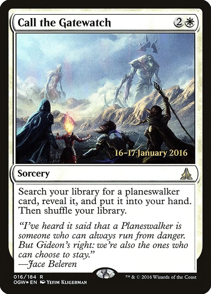 Image for Call the Gatewatch (Prerelease Cards) (16) - Magic: The Gathering