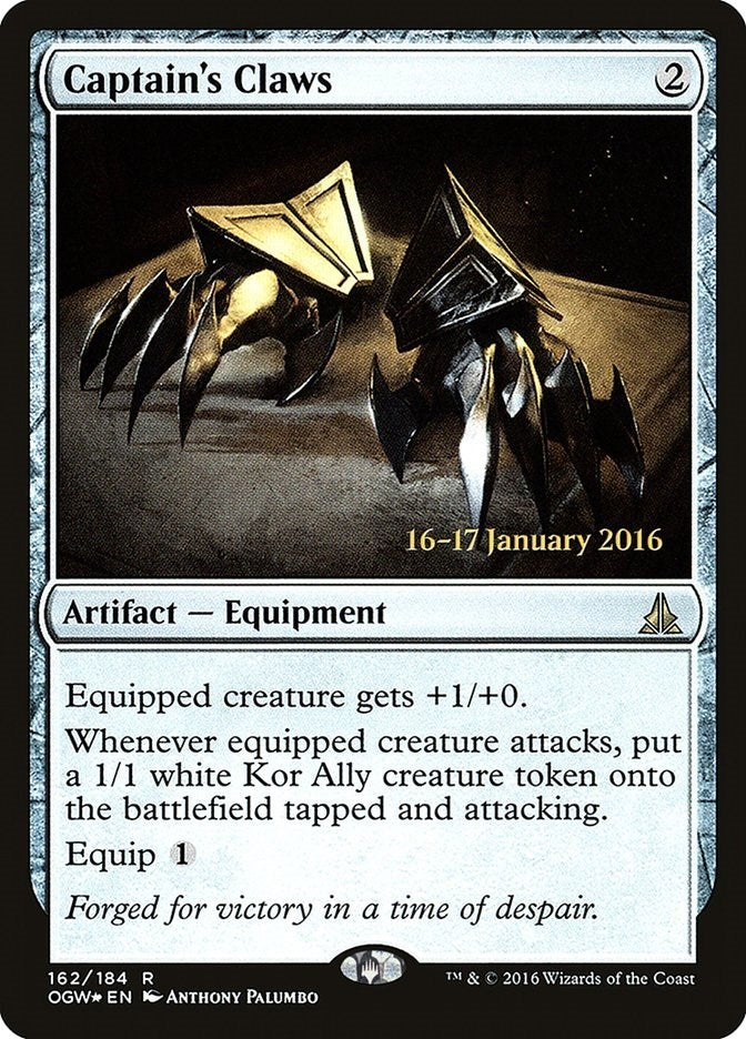 Image for Captain's Claws (Prerelease Cards) (162) - Magic: The Gathering