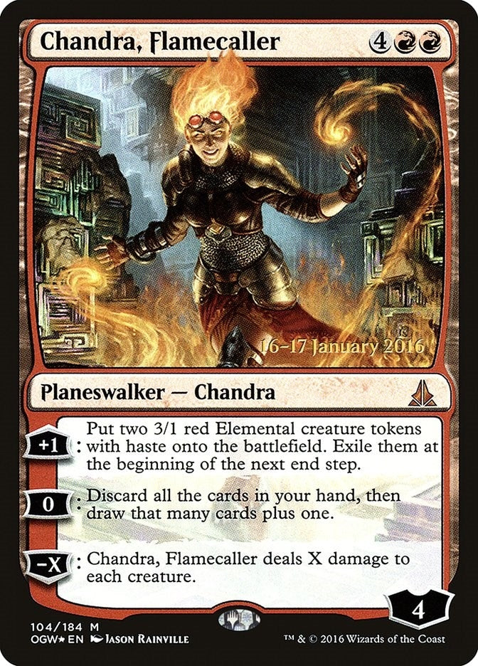 Image for Chandra, Flamecaller (Prerelease Cards) (104) - Magic: The Gathering