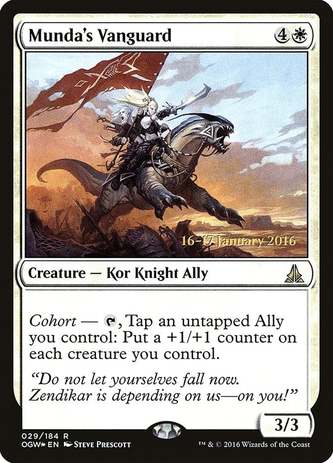 Image for Munda's Vanguard (Prerelease Cards) (29) - Magic: The Gathering