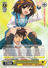 Image for Unseen Trust, Haruhi & Kyon (The Melancholy of Haruhi Suzumiya) (SY/W08-E005 R) - Weiss Schwarz
