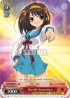 Image for Haruhi Suzumiya (SR) (The Melancholy of Haruhi Suzumiya) (SY/W08-TE01S SR) - Weiss Schwarz