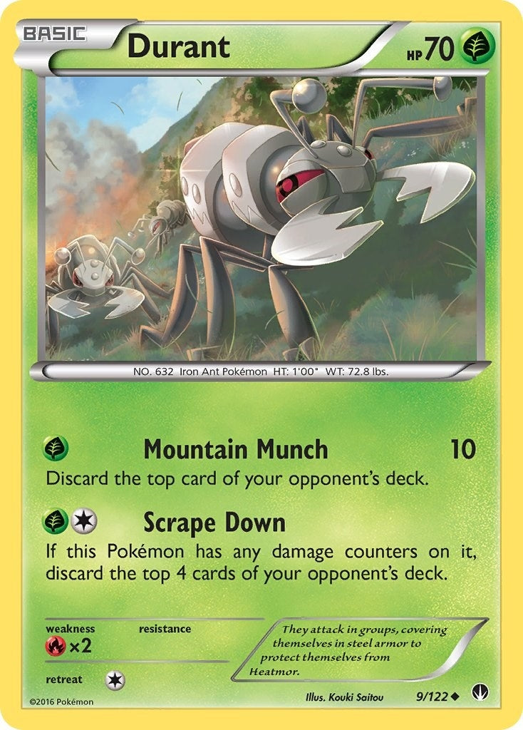 Image for Durant (XY - BREAKpoint) (9/122) - Pokemon