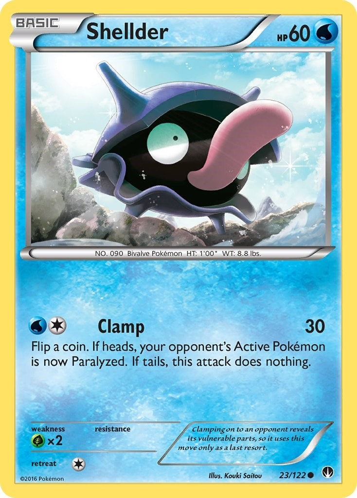 Image for Shellder (23) (XY - BREAKpoint) (23/122) - Pokemon