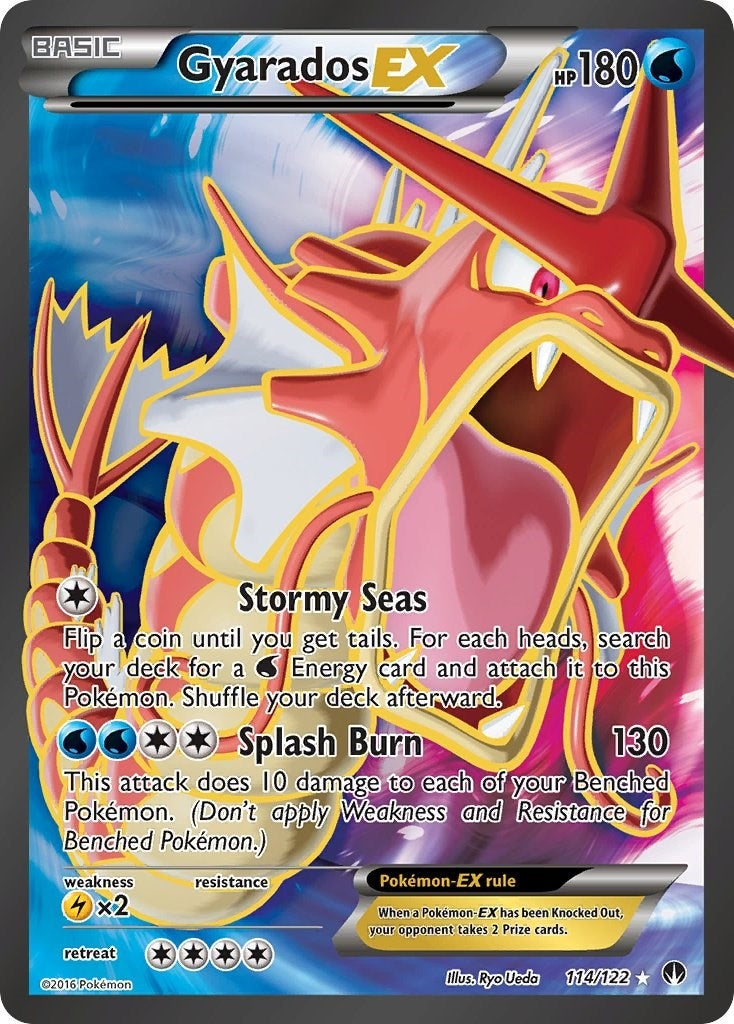 Image for Gyarados EX (Full Art) (XY - BREAKpoint) (114/122) - Pokemon