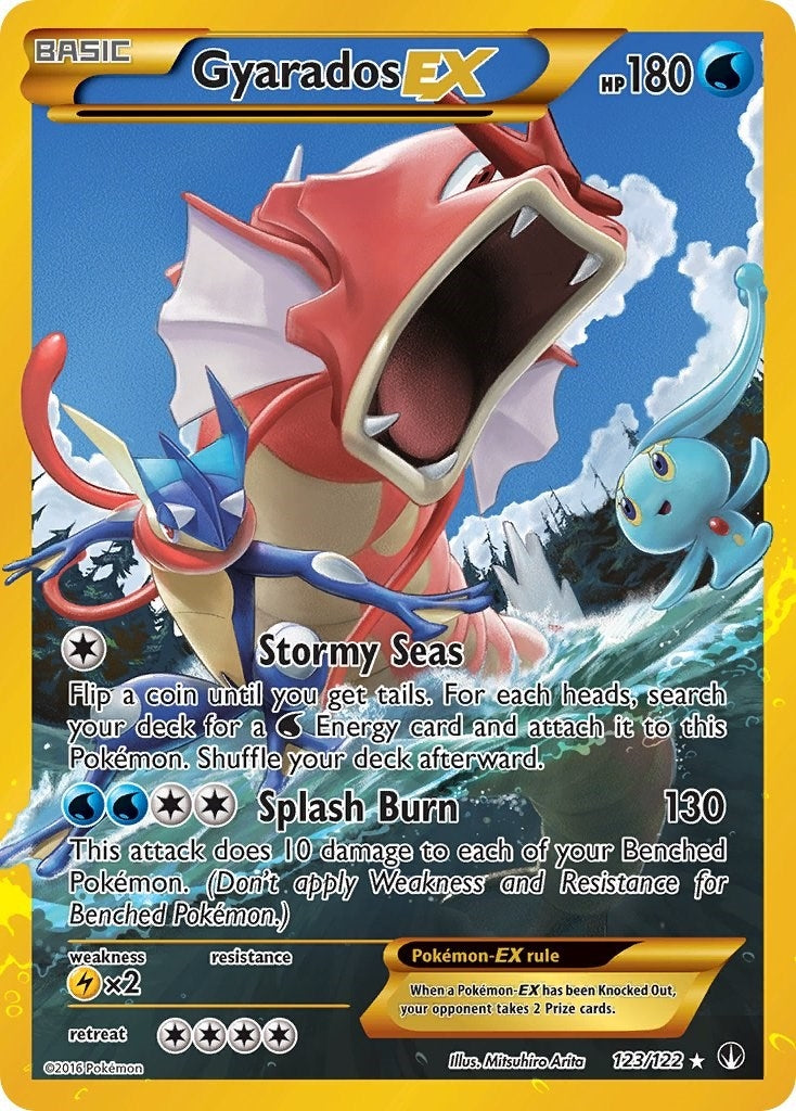 Image for Gyarados EX (Secret) (XY - BREAKpoint) (123/122) - Pokemon