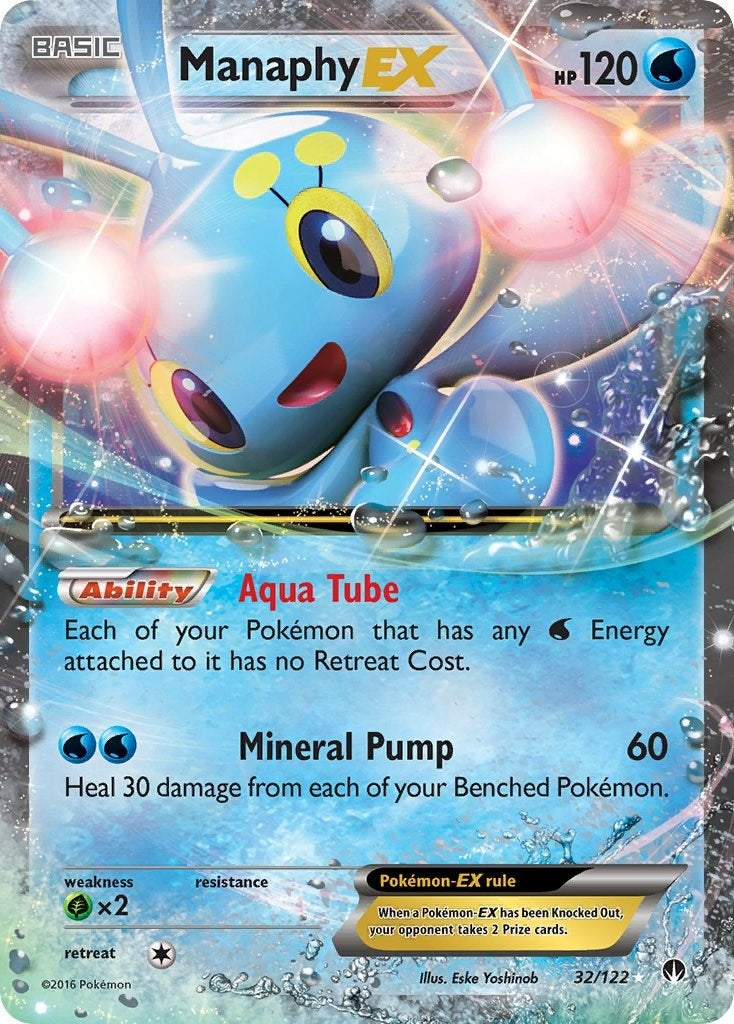 Image for Manaphy EX (XY - BREAKpoint) (32/122) - Pokemon
