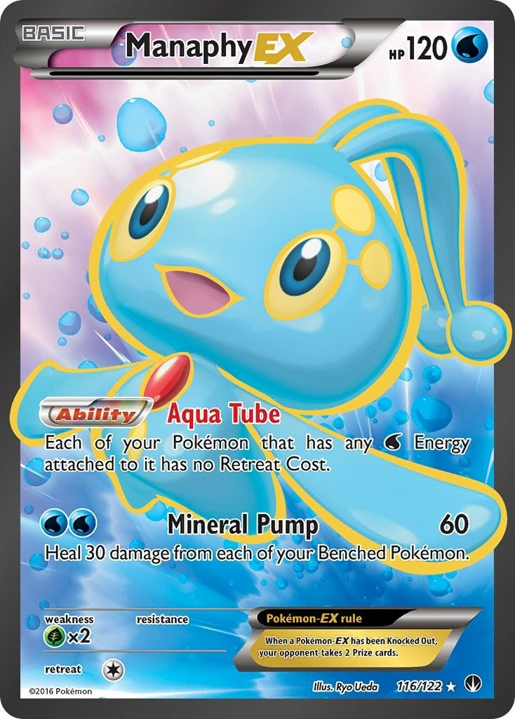Image for Manaphy EX (Full Art) (XY - BREAKpoint) (116/122) - Pokemon