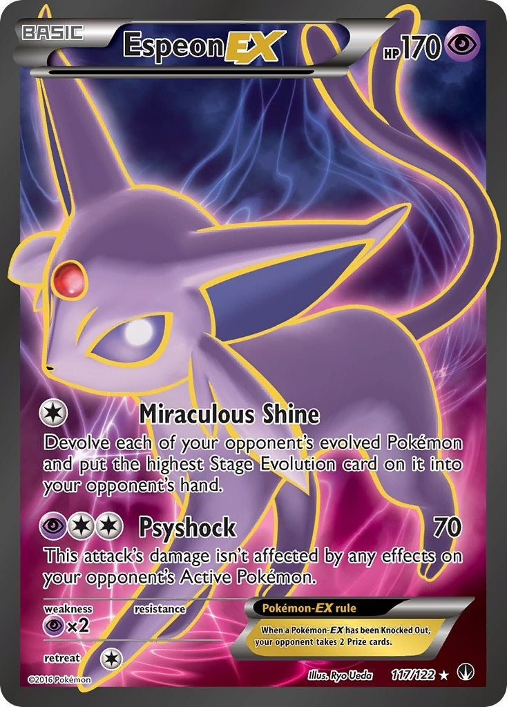 Image for Espeon EX (Full Art) (XY - BREAKpoint) (117/122) - Pokemon