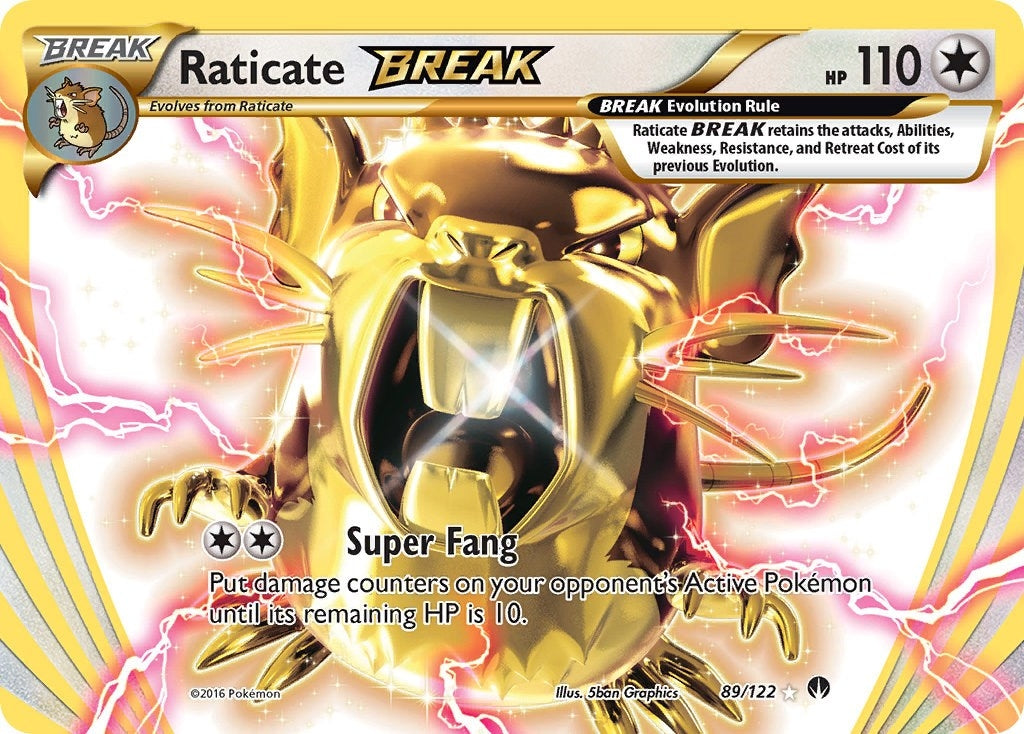 Image for Raticate BREAK (XY - BREAKpoint) (89/122) - Pokemon