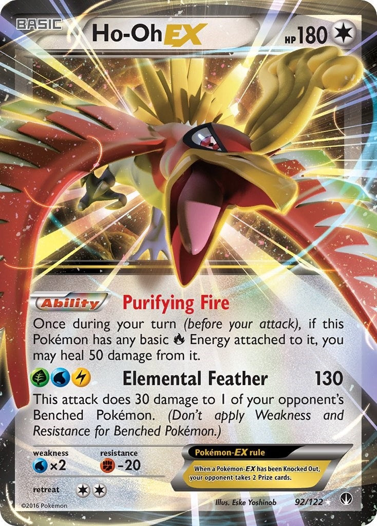 Image for Ho-Oh EX (XY - BREAKpoint) (92/122) - Pokemon
